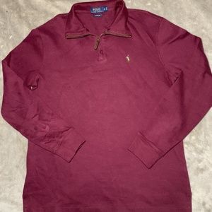 Ralph Lauren 1/4 Zip Pullover Sweater Jacket M